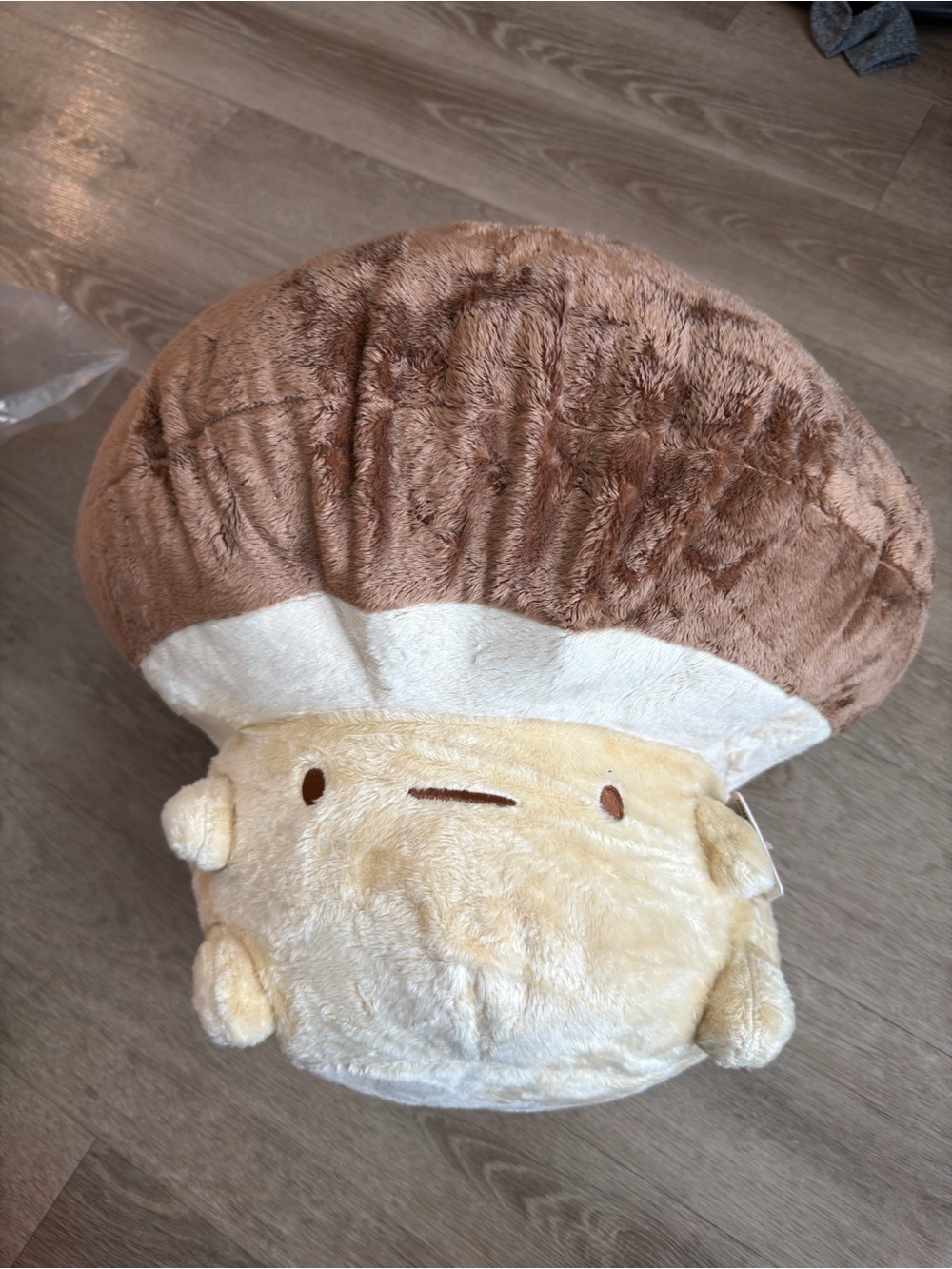 Fluffnest Puffpals Gus the shiitake mushroom 18" rare discontinued